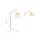 LED Außenlampe Akku 155 cm 2-in-1 IP54 Seegras Metall