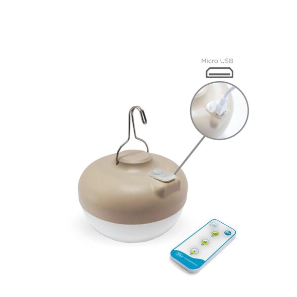 LED Außenleuchte Akku 2700 K 2-in-1 Wand Steh