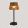 Tragbare LED Tischleuchte Solar Holz Metall 36 cm IP54 2700K