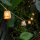 LED Lichterkette mit Stecker 5m IP44 2200K Bambus Outdoor