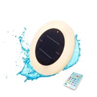Solar Poolleuchte LED Farbwechsel Dimmer IP68 Ø 29...