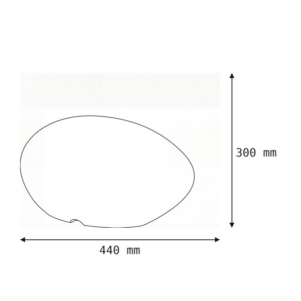 LED Solarleuchte 60 cm Farbwechsel Dimmer IP65 Stein Design