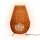 LED Tischlampe außen Rattan Akku IP54 72 cm kabellos Dimmer