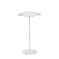 LED Tischlampe kabellos Akku Touch H: 40 cm IP44 Weiß