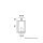LED Laterne Akku Dimmer Fernbedienung H: 30 cm IP54 kabellos