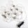 LED Außenlichterkette mit Stecker IP44 Transparent 4,5m 2700K