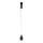 LED Hängelampe Schwarz Metall dimmbar L: 100 cm Modern
