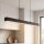 LED Pendelleuchte Metall dimmbar L: 100 cm Schwarz Modern
