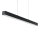 LED Hängeleuchte Metall Schwarz B: 100 cm 27W