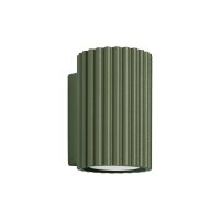 Aluminium Wandleuchte Olivgrün GU10 H:10 cm einflammig