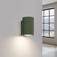 Aluminium Wandleuchte Olivgrün GU10 H:10 cm einflammig