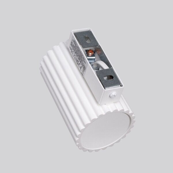 Wandlampe Weiß klein H: 10 cm GU10 aus Aluminium