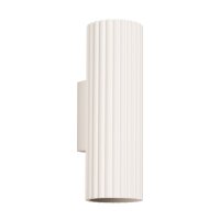 Wandlampe indirekt 2x GU10 H: 20 cm Creme Modern