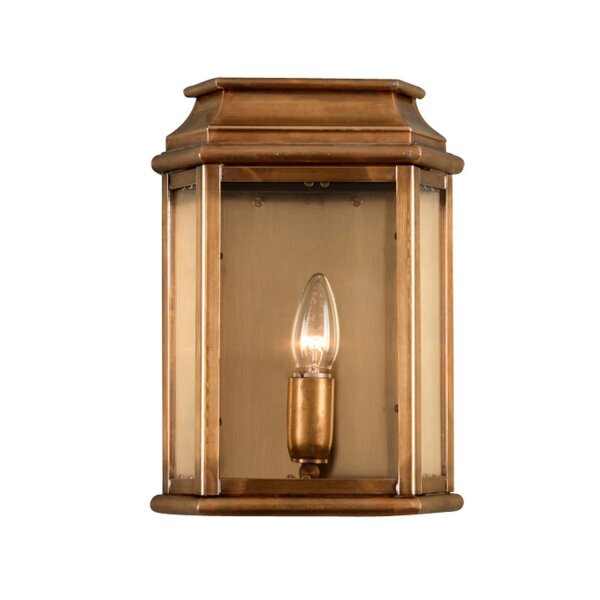 Handgefertigte Wandlampe SINCLAIR Messing Vintage