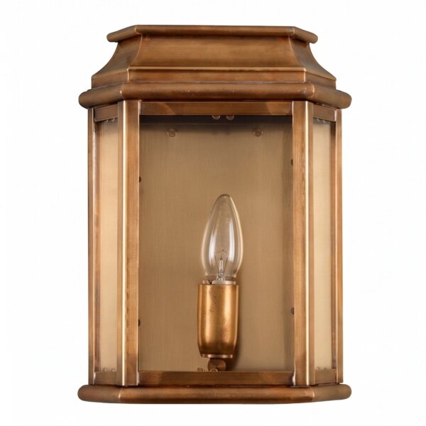 Handgefertigte Wandlampe SINCLAIR Messing Vintage