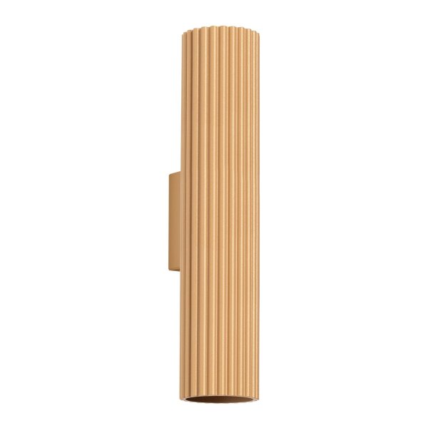 Up Down Wandstrahler H: 30 cm in Gold GU10 2-flammig Modern