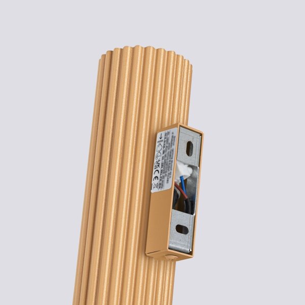 Up Down Wandstrahler H: 30 cm in Gold GU10 2-flammig Modern