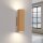 Wandleuchte Up Down H: 20 cm in Gold GU10 2-flammig Aluminium