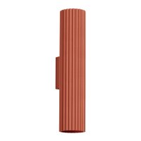 Wandleuchte Modern Up Down Rot GU10 2 flammig B:6,5 cm