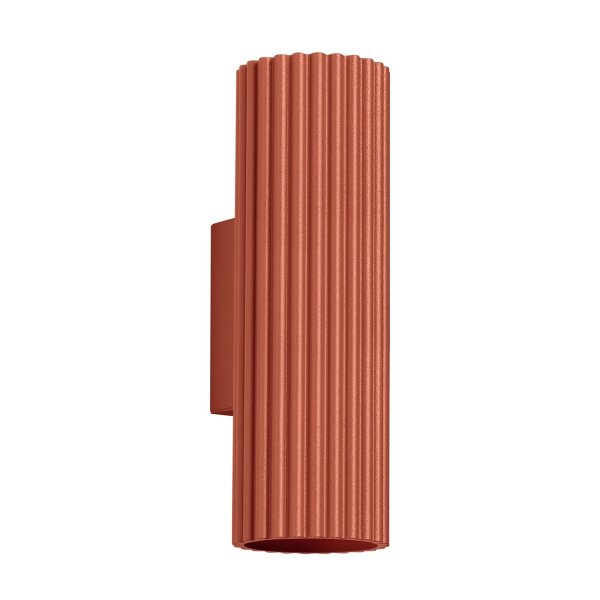Wandleuchte Up Down klein H: 20 cm Rot GU10 2-flammig