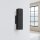 Up Down Wandlampe Innen Schwarz GU10 2 flammig H:20 cm