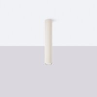 Deckenlampe schmal Ø 6,5 cm H: 40 cm in Creme Modern