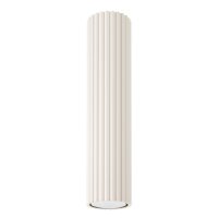 Aufbauspot GU10 in Creme Ø 6,5 cm H: 30 cm schmal...