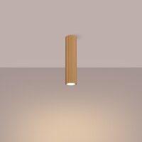 Aufbauspot GU10 D: 6,5 cm H: 30 cm Aufputz in Gold Modern