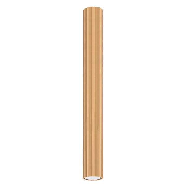 Aufbauspot Aufputz Ø 6,5 cm H: 60 cm Aluminium in Gold GU10