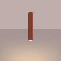 Deckenlampe schmal Ø 6,5 cm H: 40 cm Rot Modern...