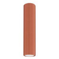 Spot Lampe Decke Aufputz H: 30 cm &Oslash; 6,5 cm Rot Alu...