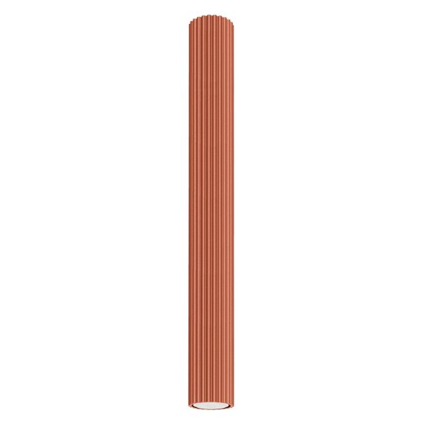 Aufbauspot schmal Ø 6,5 cm H: 60 cm GU10 Rot Modern Aluminium