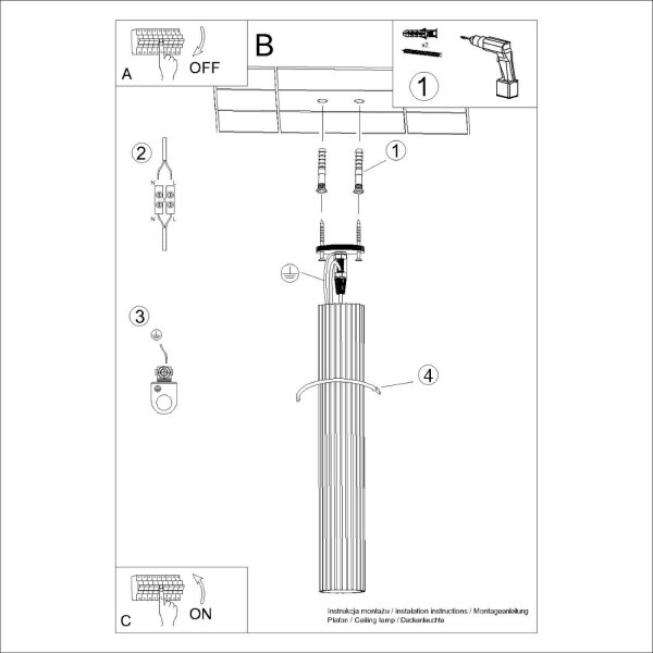Aufbauspot schmal Ø 6,5 cm H: 60 cm GU10 Rot Modern Aluminium
