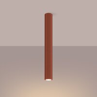 Aufbauspot schmal Ø 6,5 cm H: 60 cm GU10 Rot...