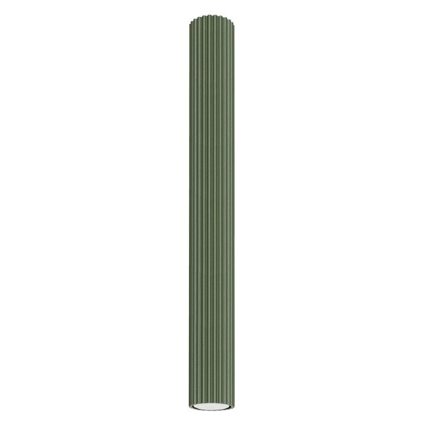 Aufbauspot GU10 Ø 6,5 cm H: 60 cm Aufputz Grün Modern