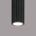 Deckenlampe Schwarz GU10 H: 60 cm Ø 6,5 cm schmal Aufputz