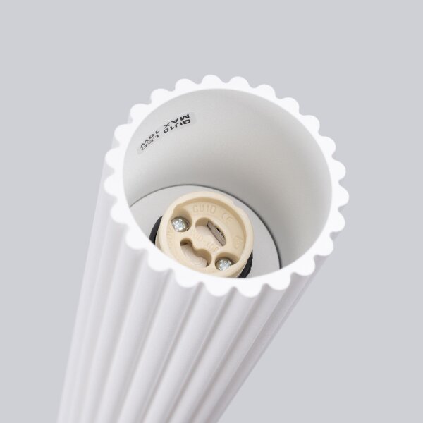 Deckenlampe Modern klein H: 10 cm Ø 6,5 cm Weiß Aufputz