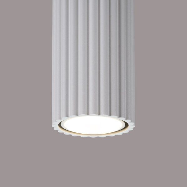Spot Lampe Decke Weiß GU10 Ø 6,5 cm H: 40 cm Aluminium