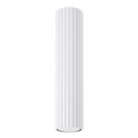 Deckenleuchte klein &Oslash; 6,5 cm H: 20 cm Wei&szlig; Aufputz Alu GU10