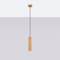Pendelleuchte GU10 B: 8 cm H: max. 118 cm Aluminium in Gold