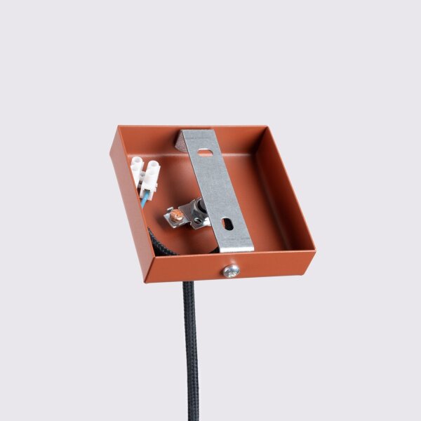 Hängelampe Rot schmal Ø 8 cm H: max. 118 cm GU10