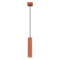 Hängelampe Rot schmal Ø 8 cm H: max. 118 cm GU10