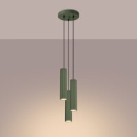 Hängeleuchte verstellbar H: max. 108 cm Grün...