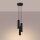 Pendelleuchte GU10 Schwarz Alu L:19,5 cm verstellbar