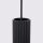 Pendelleuchte GU10 Schwarz Alu L:19,5 cm verstellbar