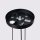 Pendelleuchte GU10 Schwarz Alu L:19,5 cm verstellbar