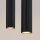 Pendelleuchte Schwarz B: 30 cm Aluminium GU10 2-flammig
