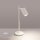 Schreibtischlampe GU10 43 cm hoch in Creme Modern Aluminium
