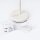 Schreibtischlampe GU10 43 cm hoch in Creme Modern Aluminium