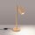 Tischlampe schwenkbar 43 cm hoch Aluminium in Gold GU10